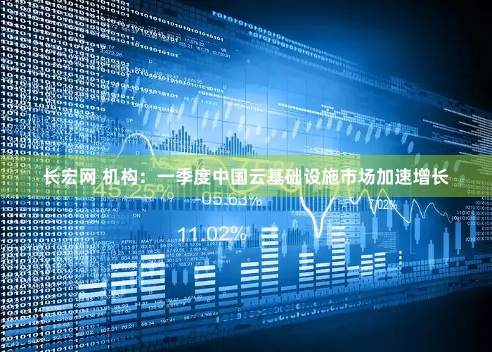 长宏网 机构：一季度中国云基础设施市场加速增长