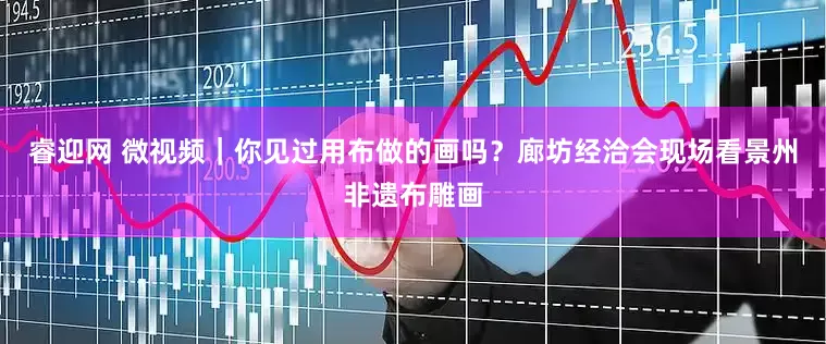 睿迎网 微视频｜你见过用布做的画吗？廊坊经洽会现场看景州非遗布雕画