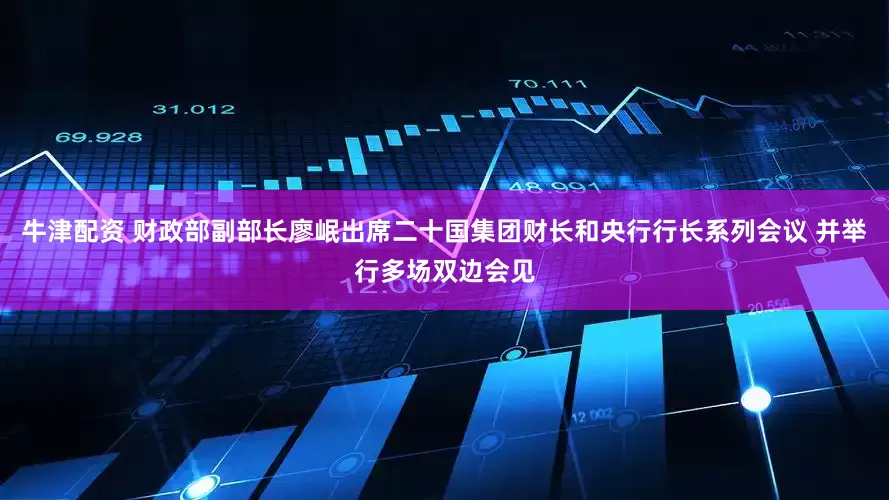 牛津配资 财政部副部长廖岷出席二十国集团财长和央行行长系列会议 并举行多场双边会见