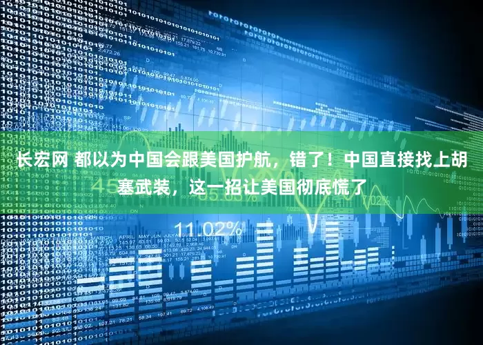 长宏网 都以为中国会跟美国护航，错了！中国直接找上胡塞武装，这一招让美国彻底慌了